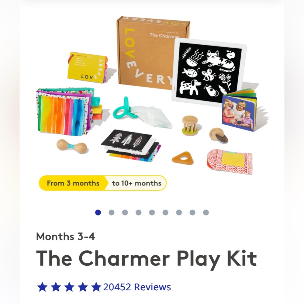 LOVEVERY - The Charmer Play Kit - Months 3-4